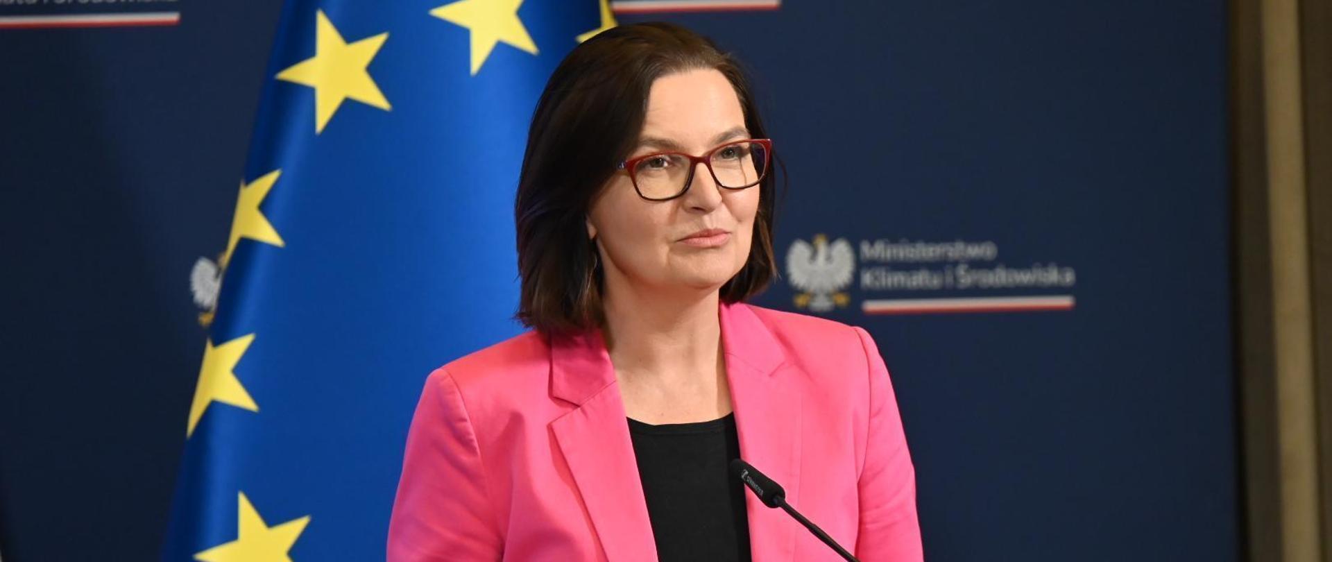 Wiceministra klimatu i środowiska Anita Sowińska 