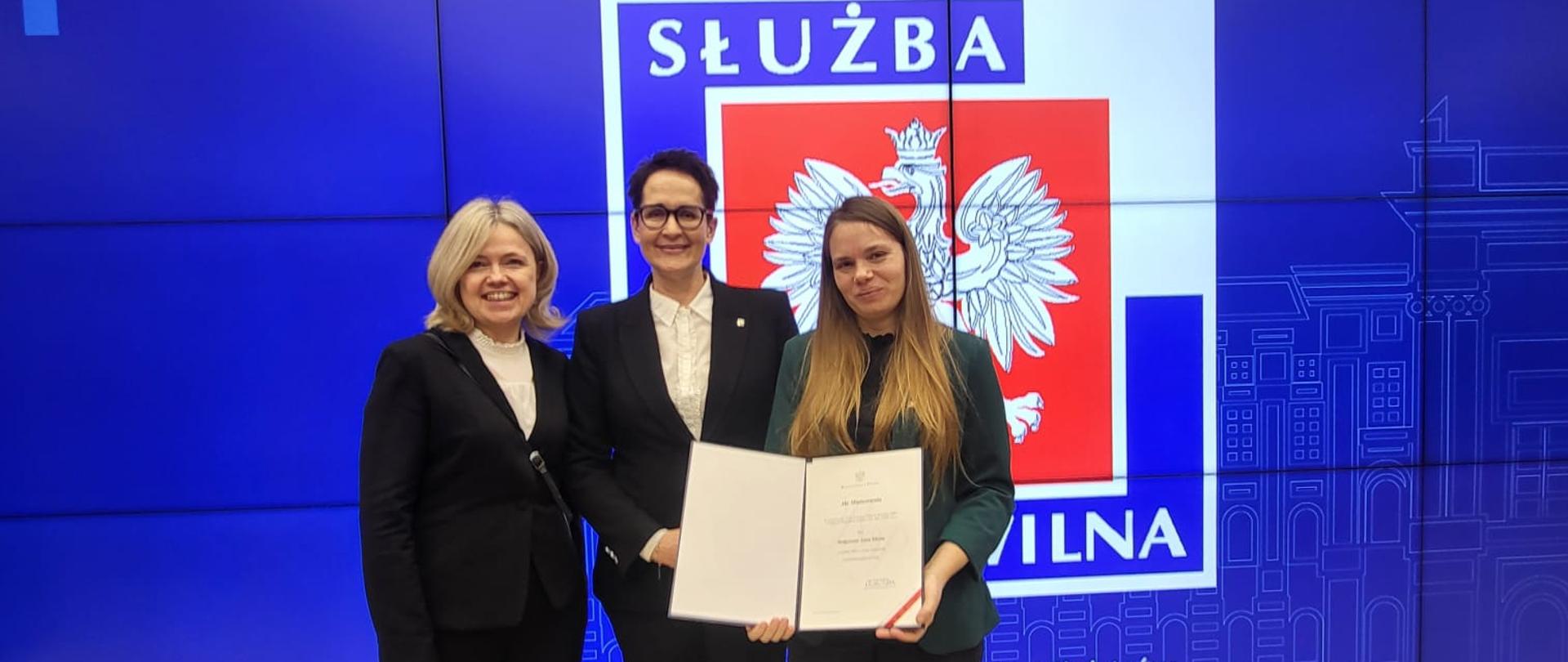 Mianowanie pracownicy RDOŚ Małgorzaty Sikory przez szefową Służby Cywilnej