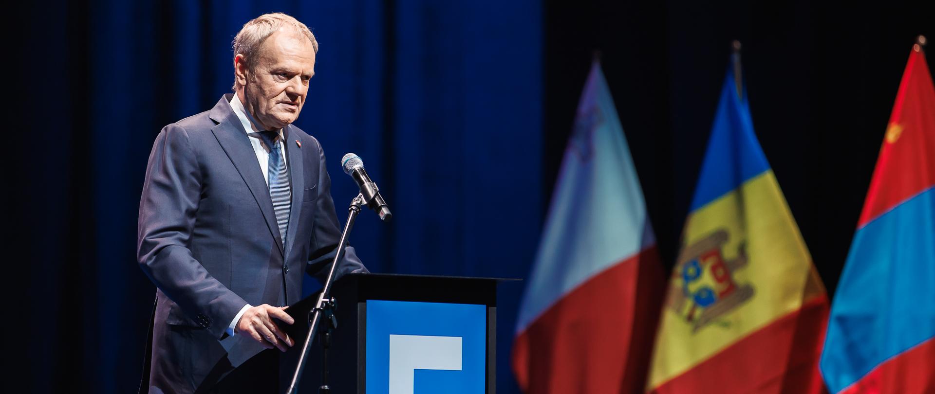 Premier Donald Tusk podczas Forum Spójności i Rozwoju Granicznego UE, 28.10.2025 r.