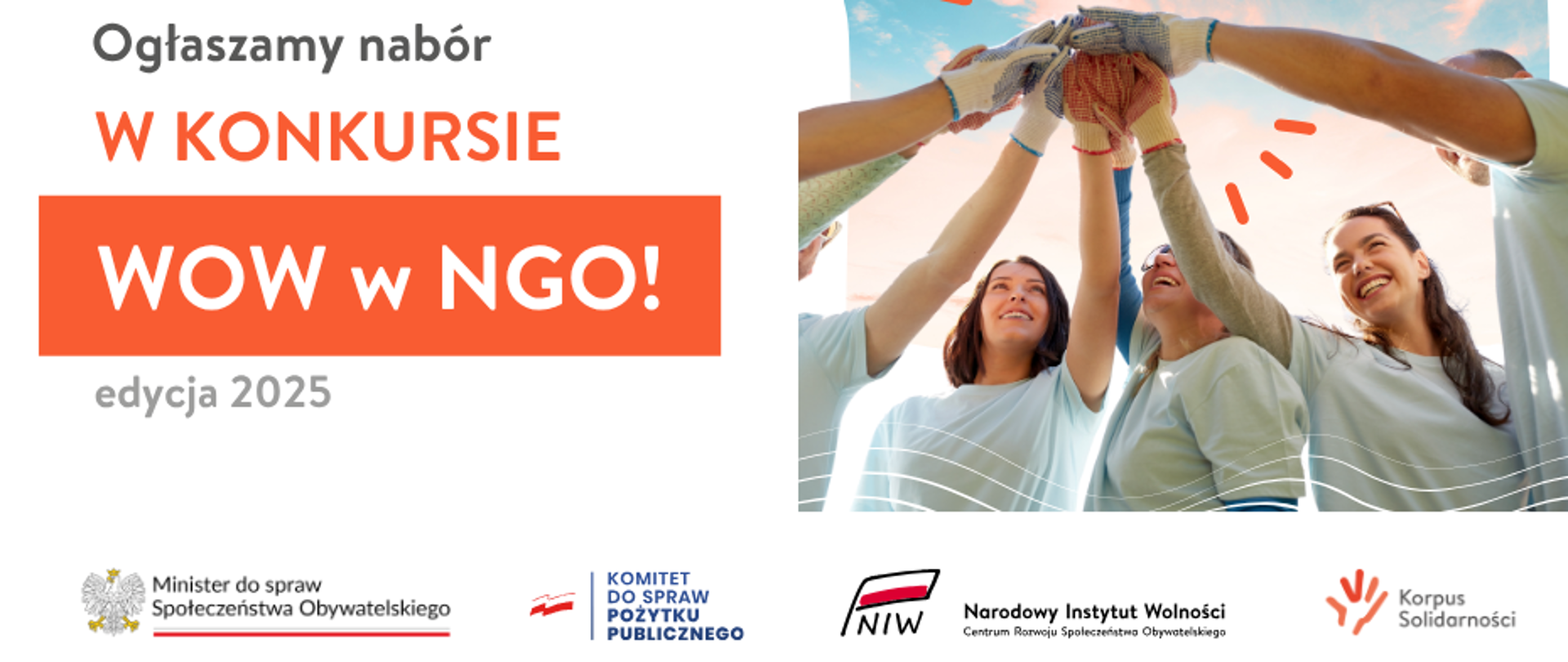 Grafika_przedstawia_informację_o_naborze_w_konkursie_Wsparcie_Organizacji_Wolontariatu_w _NGO _-_WOW_w_NGO_-_edycja_2025