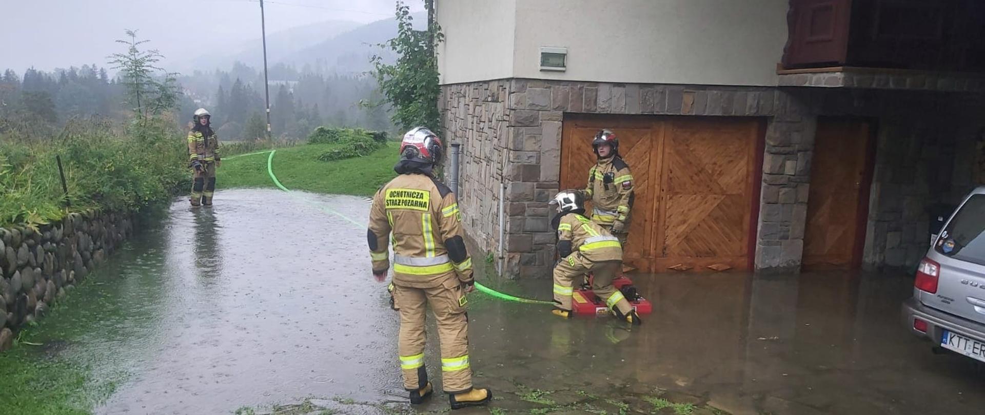 Intensywne opady deszczu Powiecie Tatrzańskim