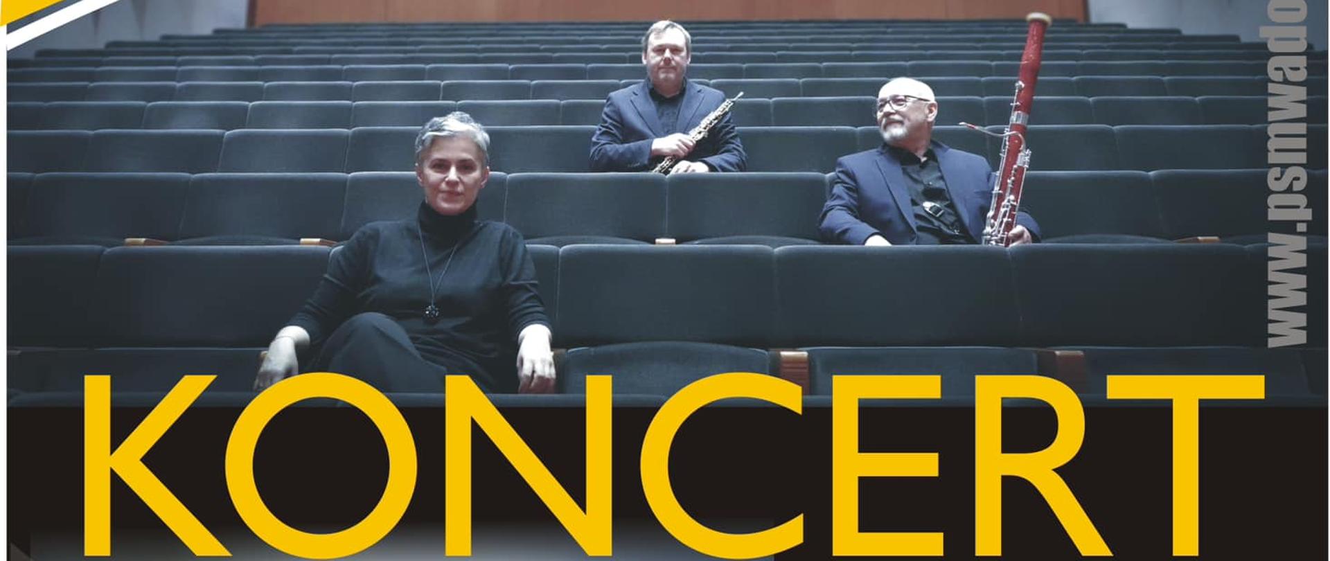 Koncert w ramach VI.OKUKID dnia 12.04.2025 o godz 19:00 na sali koncertowej w PSM I i II stopnia w Wadowicach. Wykonawcy: Piotr Pyc (obój i rożek angielski), Marek Barański (fagot), Dagmara Niedziela (fortepian), Alicja Matuszczyk (obój), Zofia Frączek (obój). W programie utwory kompozytorów: F. Poulenc - Trio na obój, fagot i fortepian, P. Pyc/ M. Barański "Modern Talking" na rożek angielski i fagot, Witold Szalonek in memorian, A. Morris - Parable of Stormy Sea. Wstęp wolny, zapraszamy!