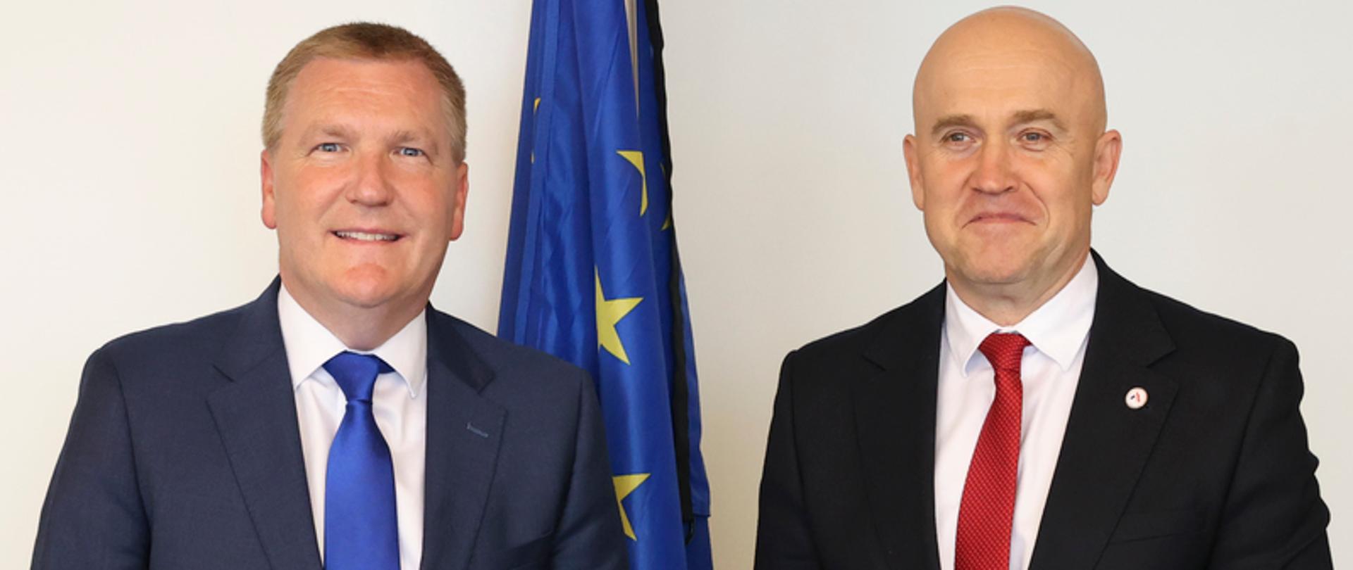 Wiceminister Dariusz Mazur na posiedzeniu Rady JHA w Luksemburgu