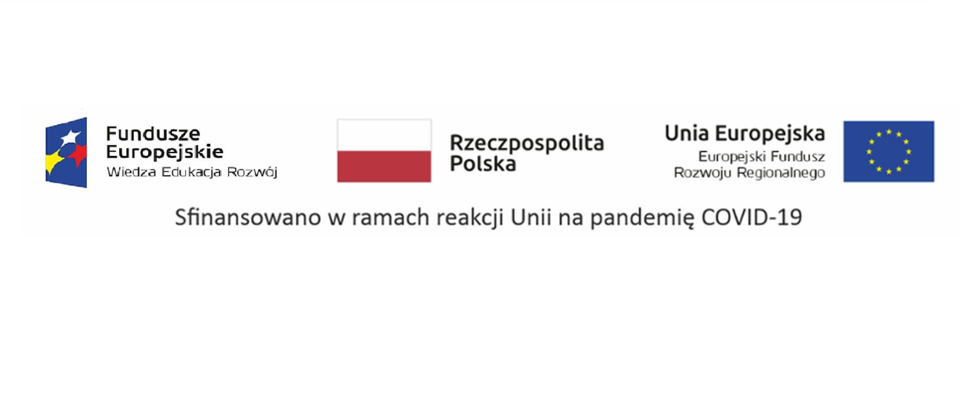 Sfinansowano w ramach reakcji Unii na pandemię COVID-19
