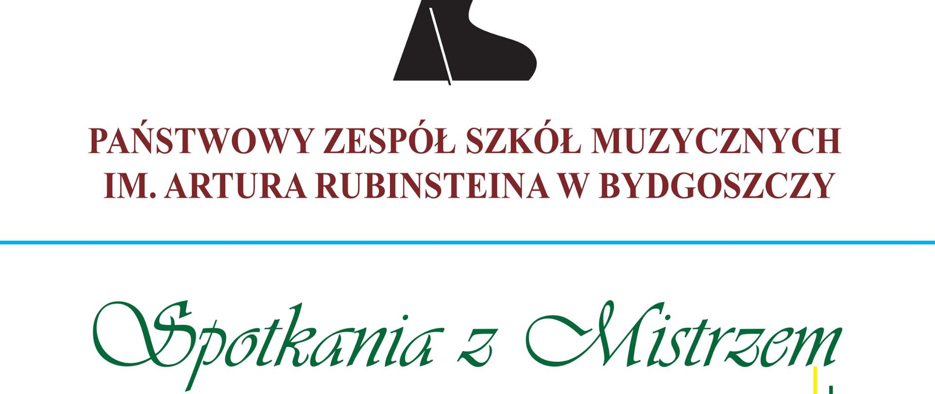 na bialym tle kolorowymi literami zaproszenie na kursy z mistrzami 12 i 19 kwietnia