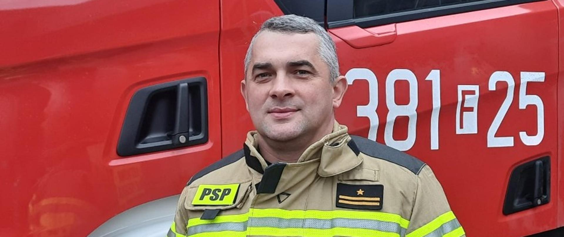 mł. bryg. Tomasz Duber - KP PSP w Nowej Soli