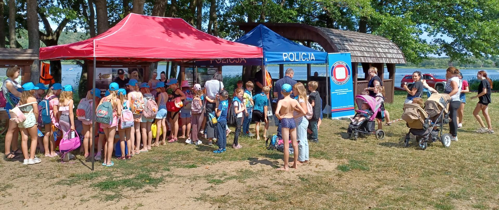 Ćwiczenia strażaków z ratownictwa wodnego oraz piknik rodzinny pod hasłem „Kręci mnie bezpieczeństwo nad wodą”