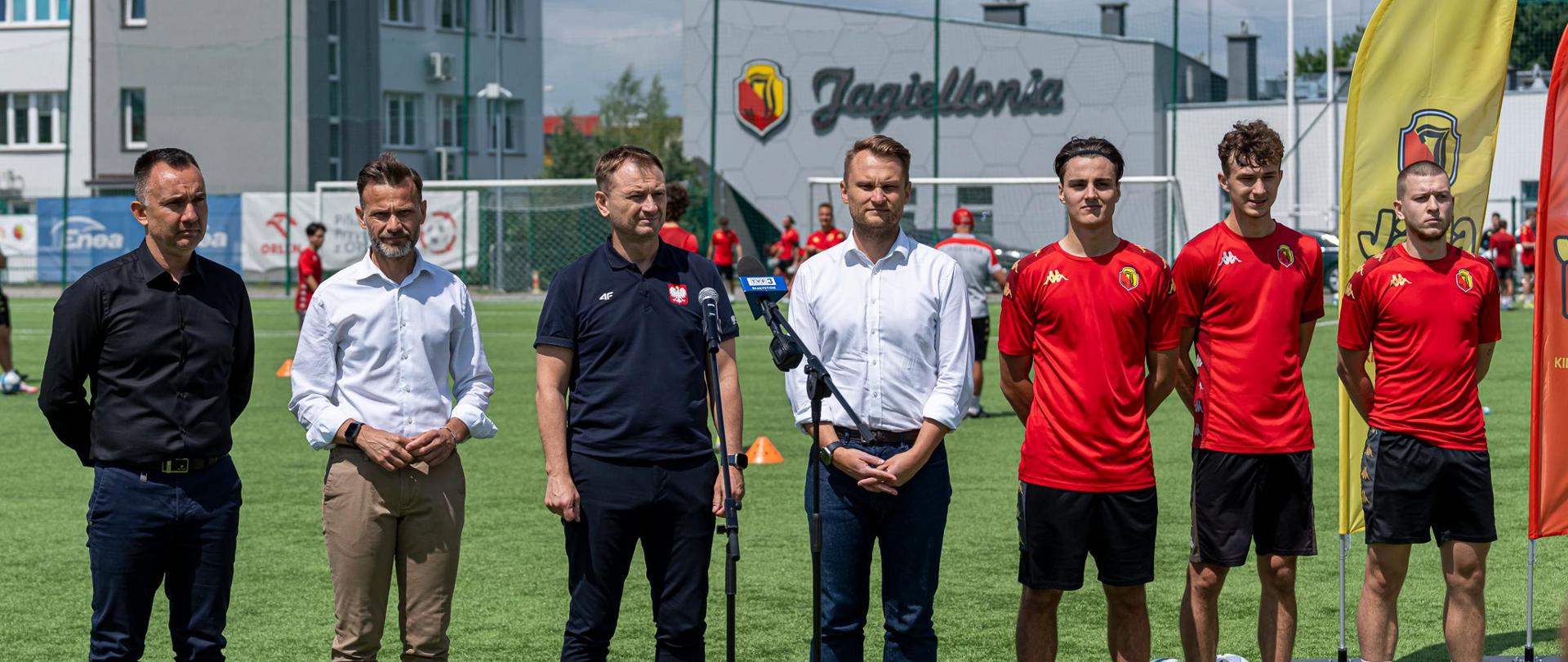 Wizyta ministra sportu i turystyki Sławomira Nitrasa w Jagiellonii Białystok