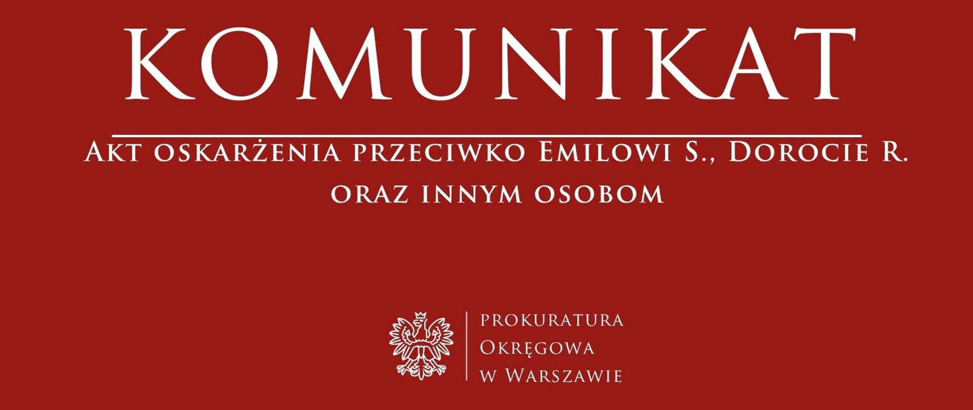 Komunikaty - Warszawa Dorota i Emil 