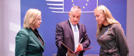 Minister Anna Moskwa podczas nadzwyczajnego posiedzenia ministrów UE ds. energii - spotkanie z Czechami i Kadri Simson