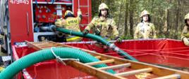 Ćwiczenia kompanii gaśniczych WOO województwa opolskiego na terenie powiatu namysłowskiego.