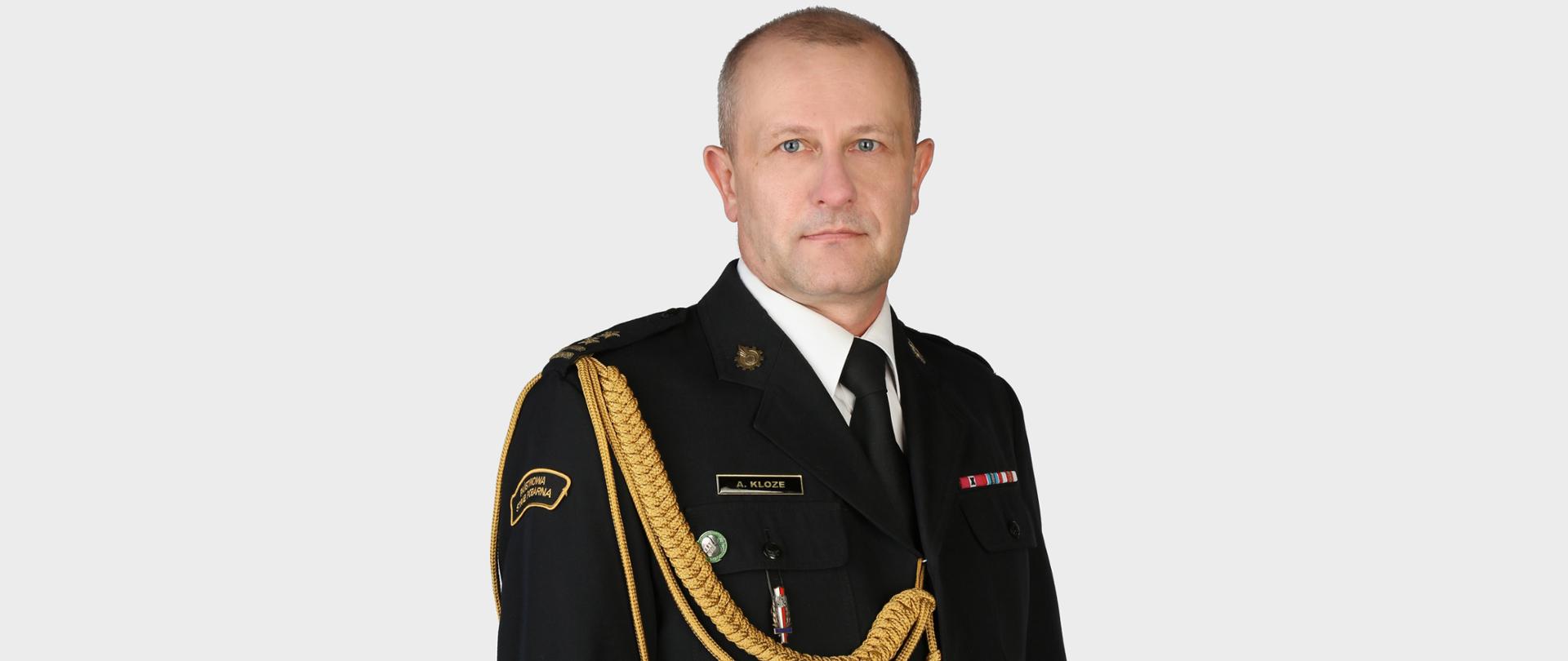 bryg. Artur KLOZE - Zastępca Komendanta Miejskiego PSP w Nowym Sączu