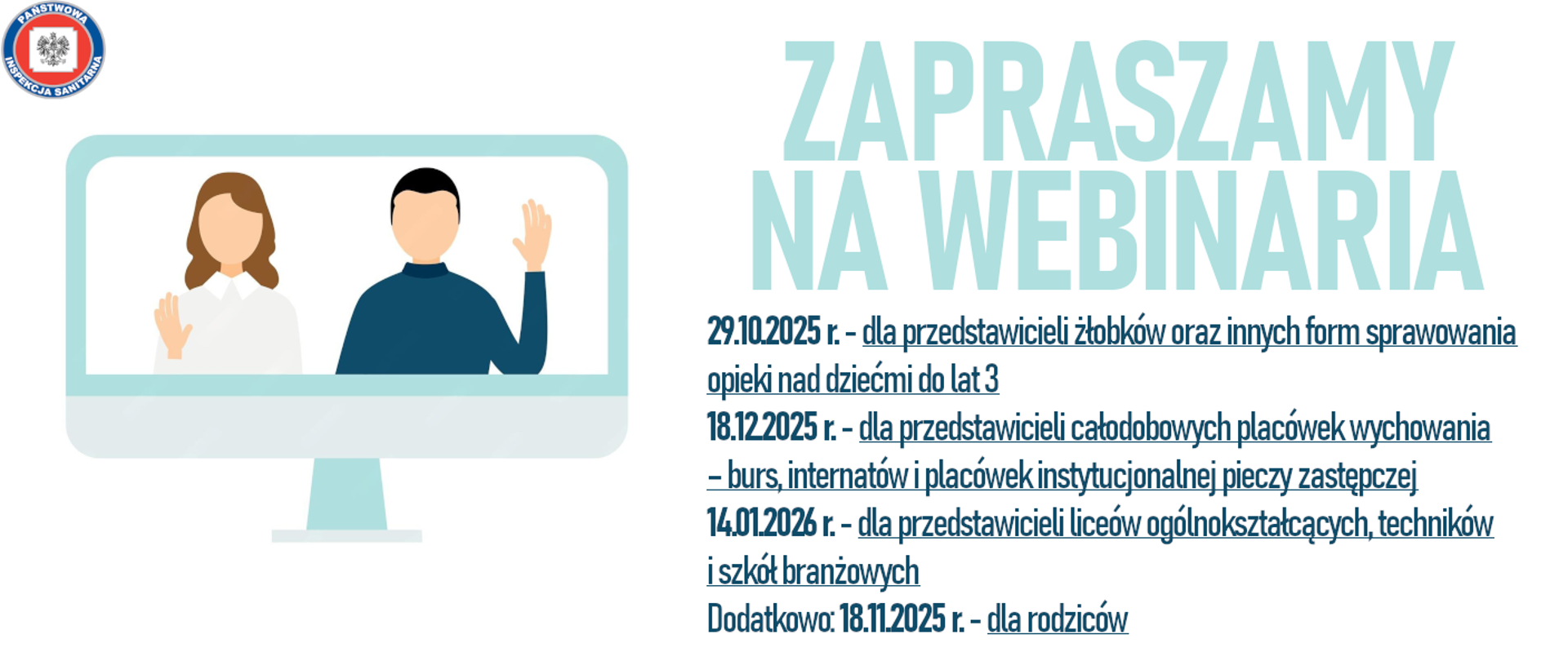 Zapraszamy na webinaria