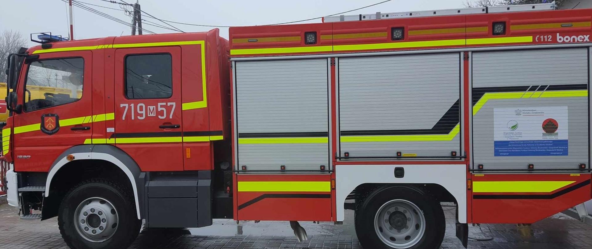 NOWY POJAZD RATOWNICZO – GAŚNICZY
GBA 3,5/30 MERCEDES ATEGO W OSP KUCZBORK-OSADA
