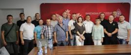 Spotkanie Opolskiego Komendanta Wojewódzkiego PSP z delegacją z Ukrainy