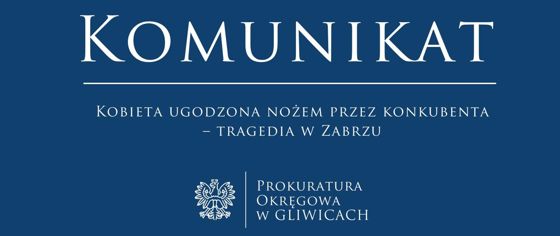 Kobieta ugodzona nożem przez konkubenta – tragedia w Zabrzu