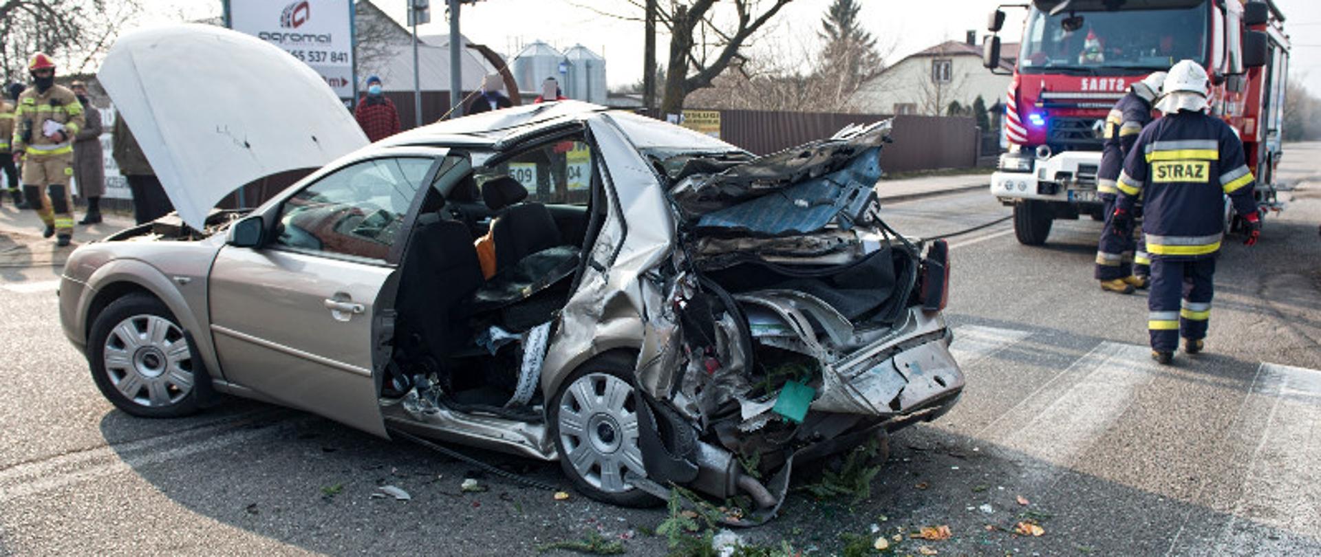 Wypadek w miejscowości Broszków.