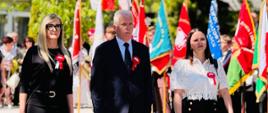Delegacja Urzędu Skarbowego w Busku-Zdroju podczas obchodów 235. rocznicy uchwalenia Konstytucji 3 Maja