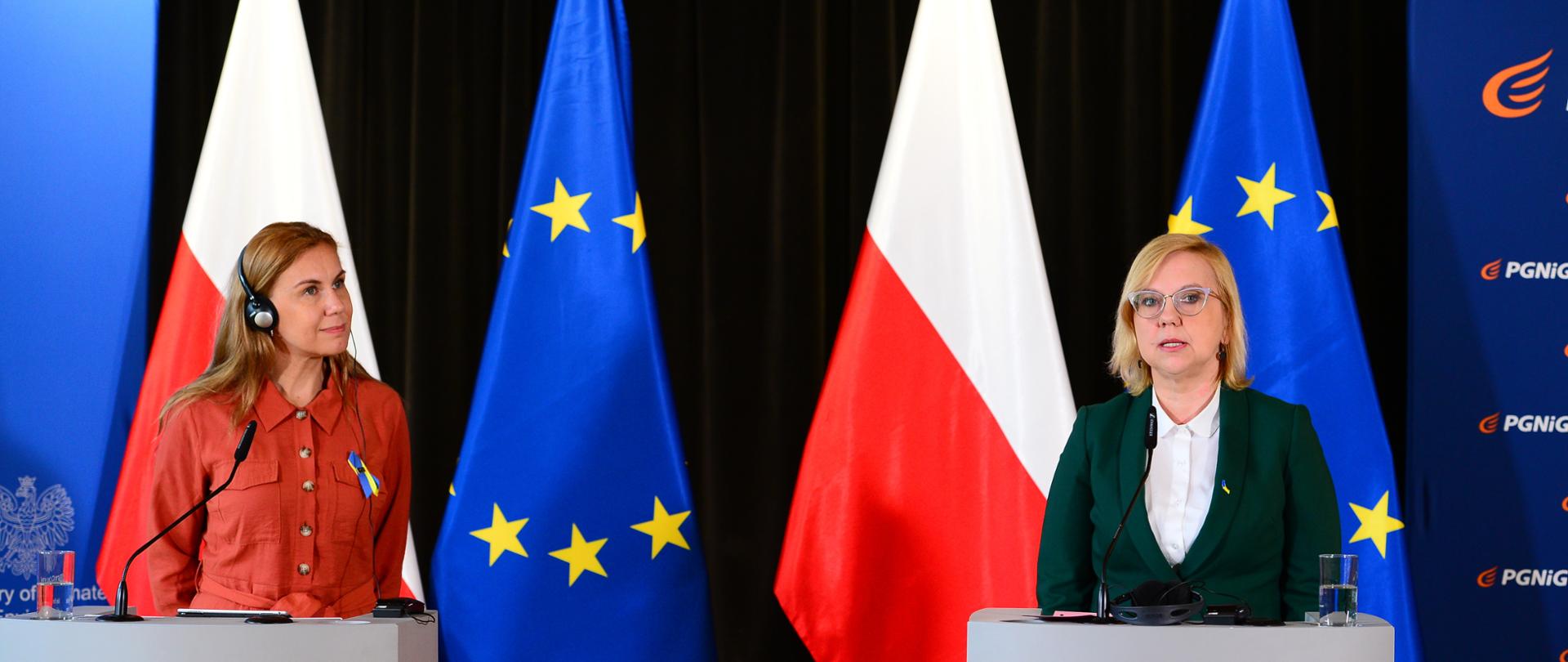 Spotkanie minister klimatu i środowiska i unijnej komisarz ds. energii w EC Siekierki