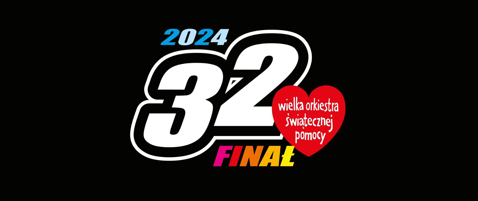 Zdjęcie przedstawia logo 32 finału WOŚP.