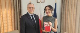 Rencontre_du_chef_de_mission_M_Andrzej_Stolarek,_avec_Mme_Donia_Temimi,_boursière_du_Programme_Stefan_Banach
