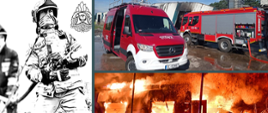 Infografika zdjęć z pożaru