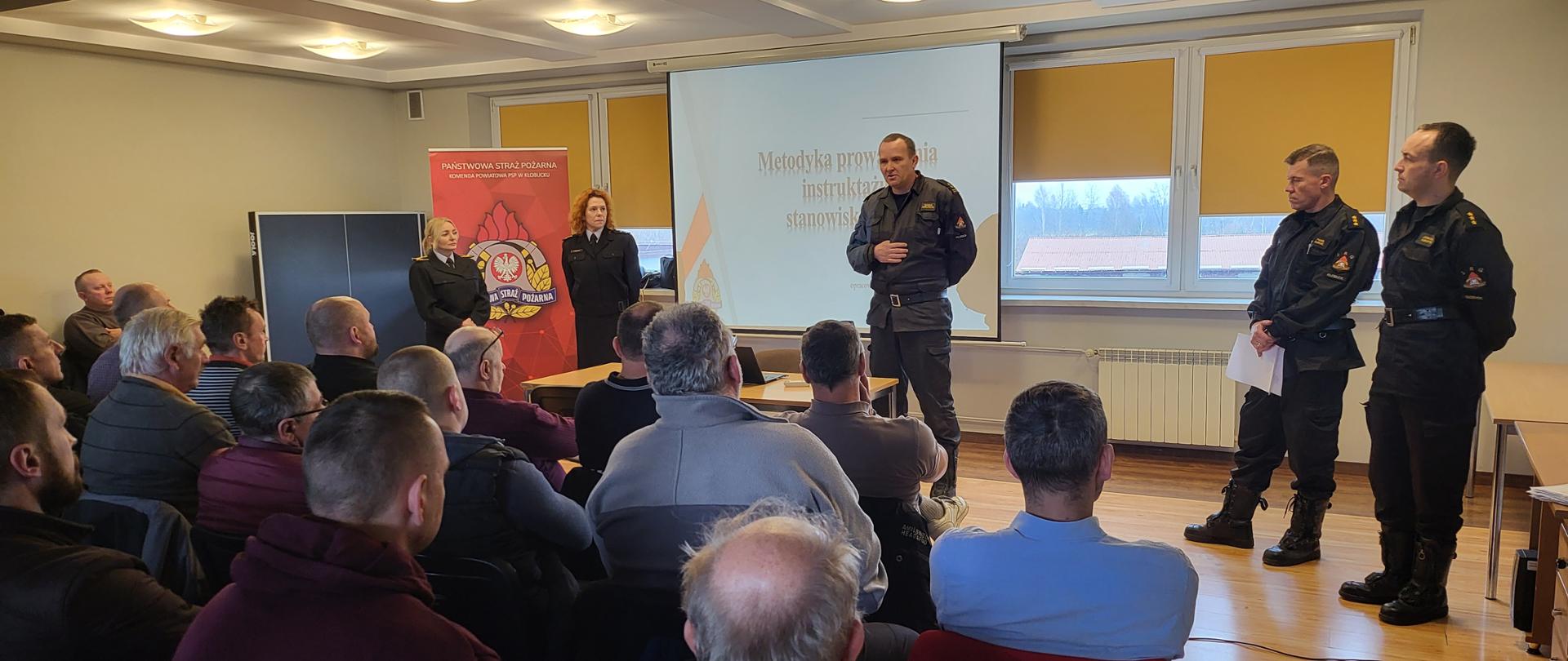 Szkolenie dla Naczelników OSP z terenu powiatu kłobuckiego z zakresu Bezpieczeństwa i Higieny Pracy
