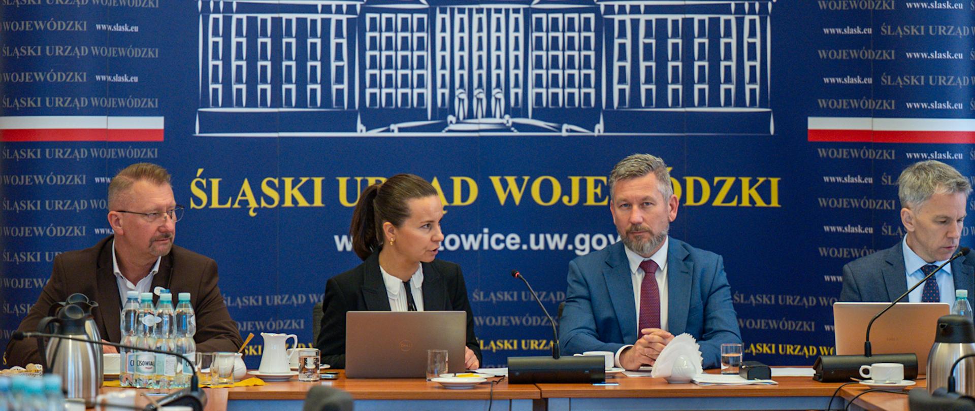 Narada Międzyresortowego Zespołu ds. Odry 16 czerwca 2026 roku z udziałem Urszuli Zielińskiej, Sekretarz Stanu w Ministerstwie Klimatu i Środowiska. Fot. Śląski Urząd Wojewódzki