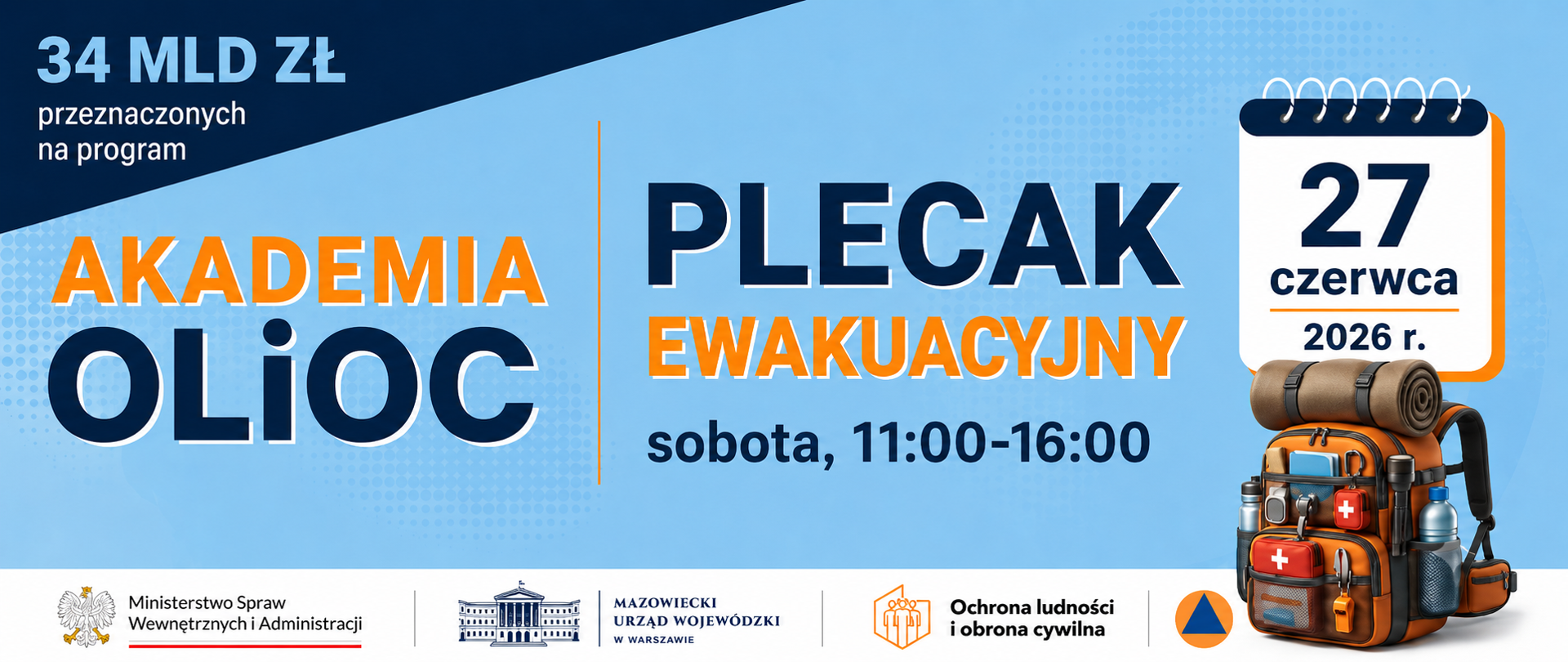 Plecak ewakuacyjny - wydarzenie w Radomiu