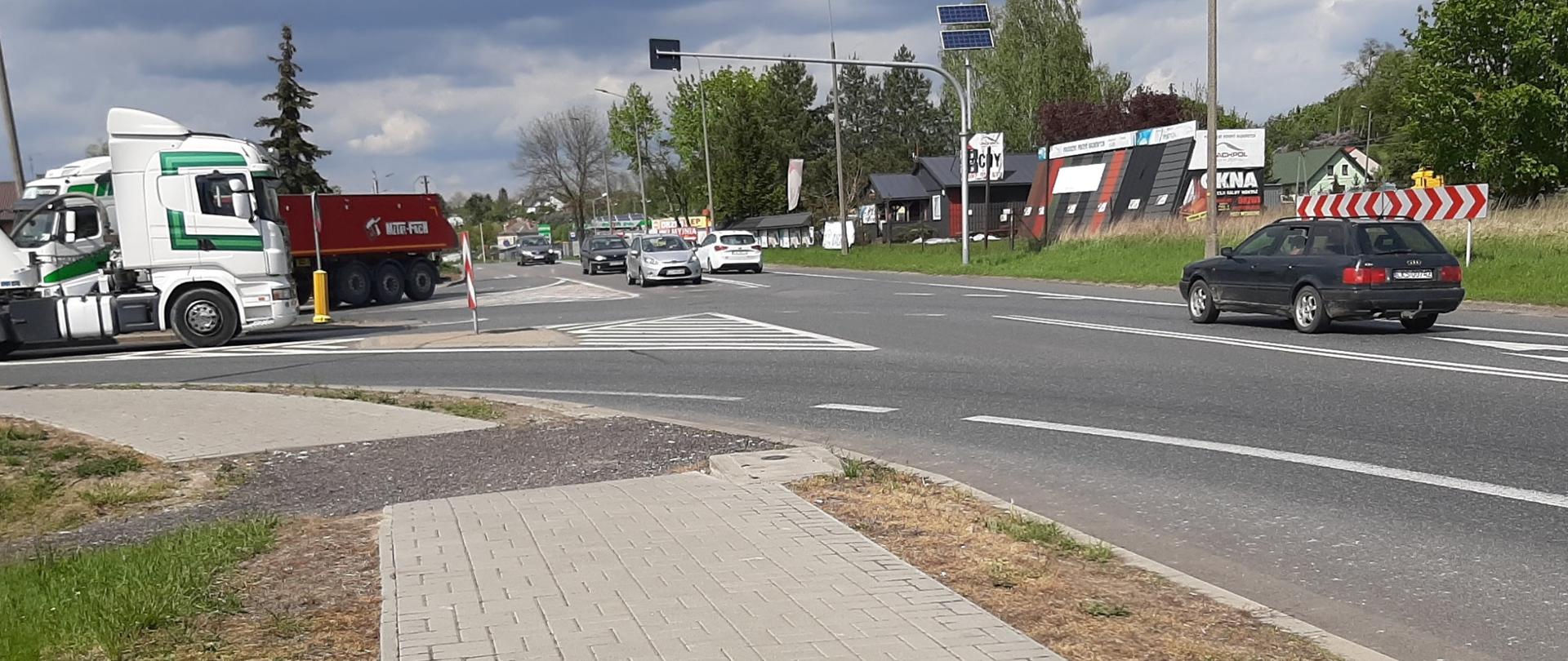 Skrzyżowanie DK17 z DW812 w Krasnymstawie