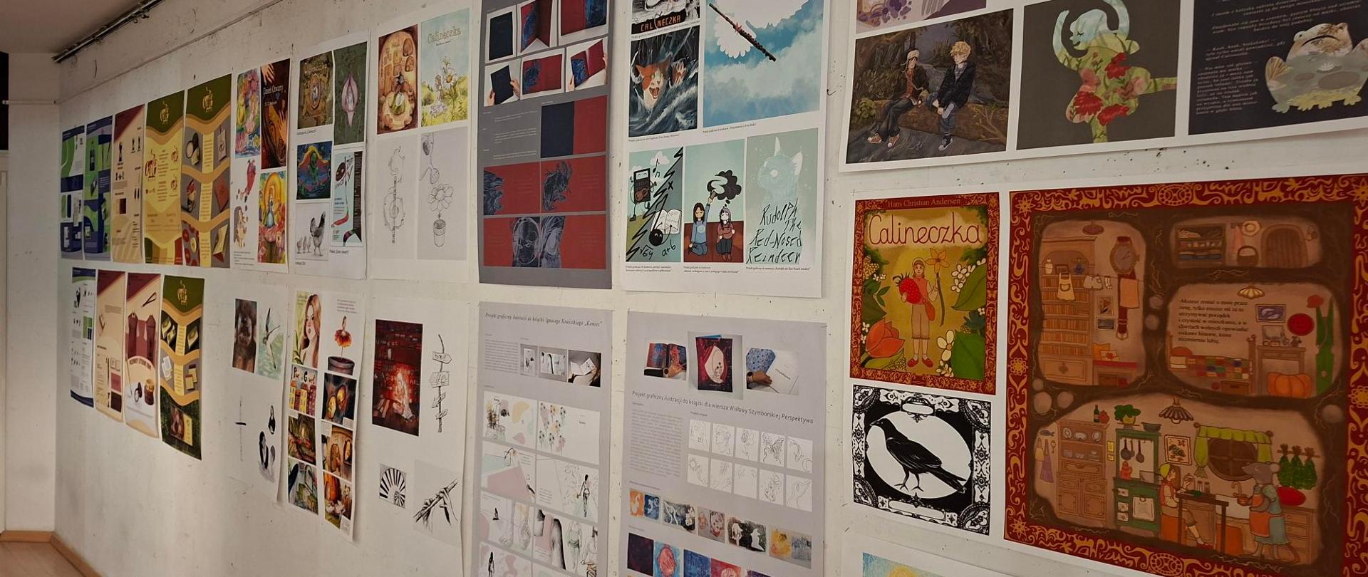 Prace prezentowane na Wystawie w Galerii Centralnej