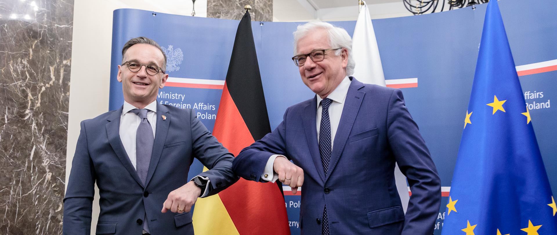 Min. Jacek Czaputowicz i Min. Heiko Maas