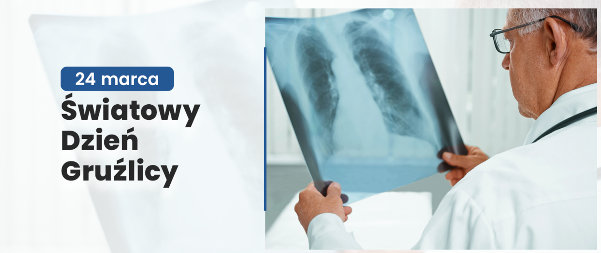 Napis - 24 marca Światowy Dzień Gruźlicy