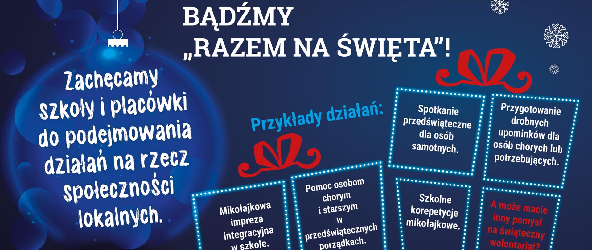 Razem na Święta - szkolny wolontariat