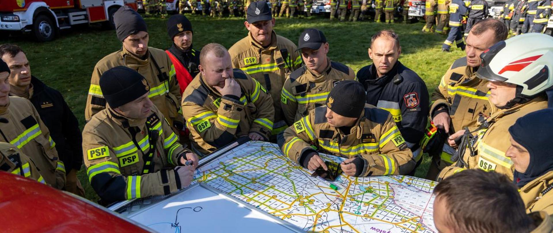 Ćwiczenia kompanii gaśniczych WOO województwa opolskiego na terenie powiatu namysłowskiego.