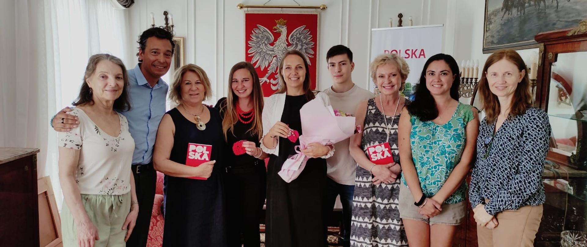 kurs j. polskiego -spotkanie w ambasadzie