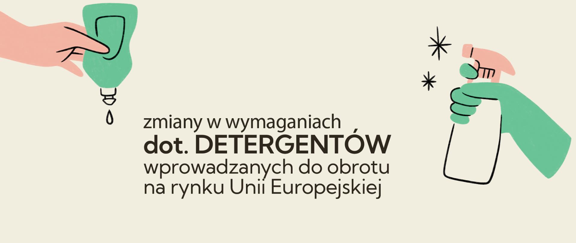 Zmiany w wymaganiach dotyczących detergentów wprowadzanych do obrotu na rynku Unii Europejskiej
