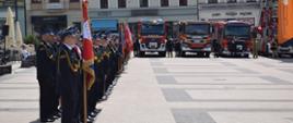 Uroczyste obchody Dnia Strażaka na rybnickim rynku