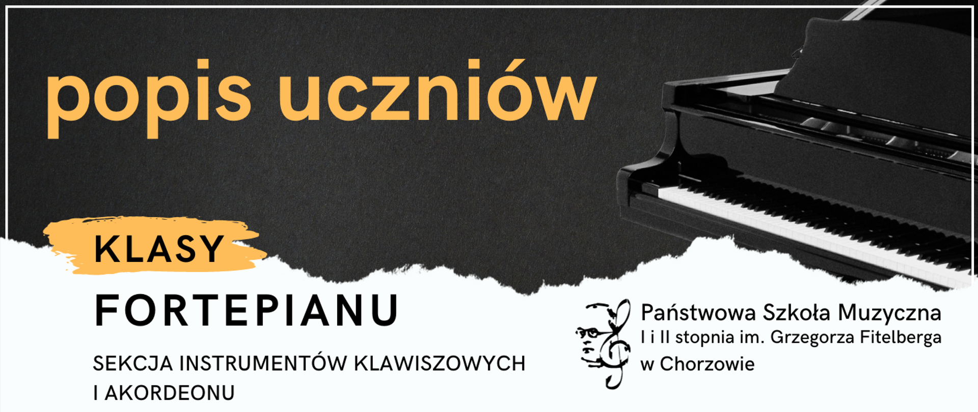 popis uczniów sekcji instrumentów klawiszowych i akordeonu