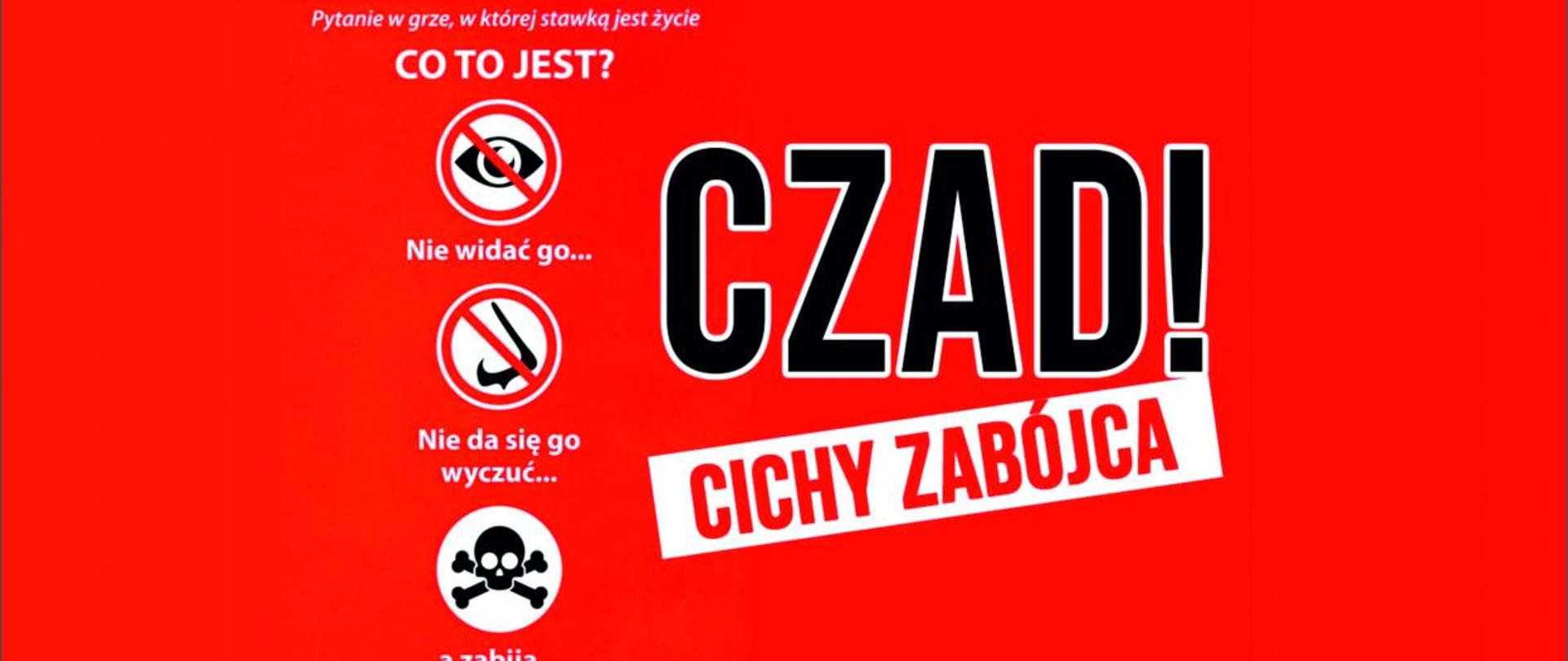 zdjęcie przedstawia folder czas - cichy zabójca jako fragment kampanii promującej zagrożenia tlenkiem węgla