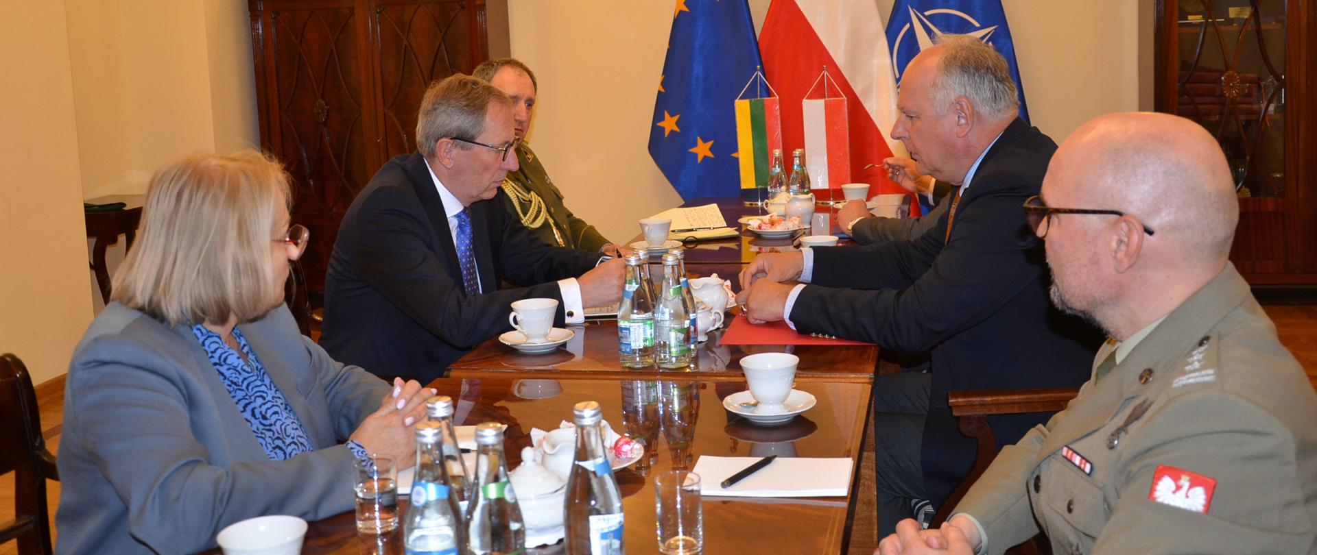 Rozmowy o polsko – litewskiej współpracy w sprawie bezpieczeństwa 