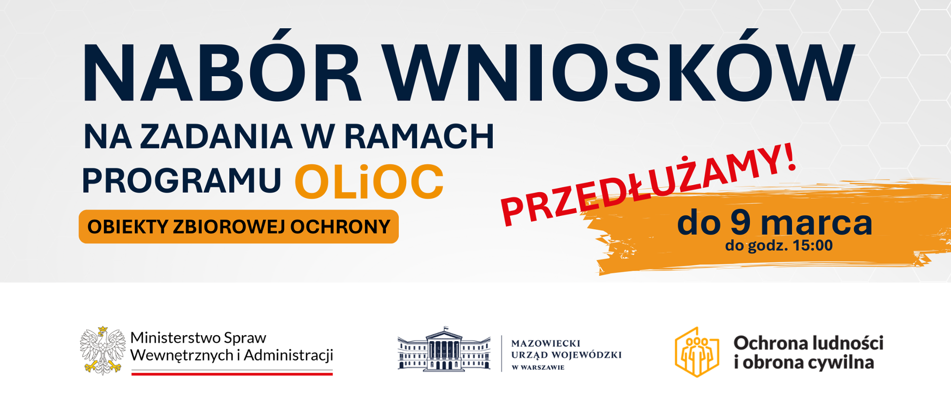 Przedłużenie naboru OLiOC