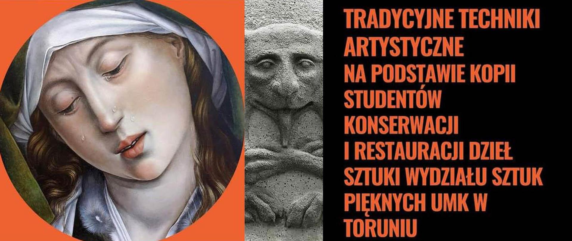 Baner do wystawy studentów konserwacji