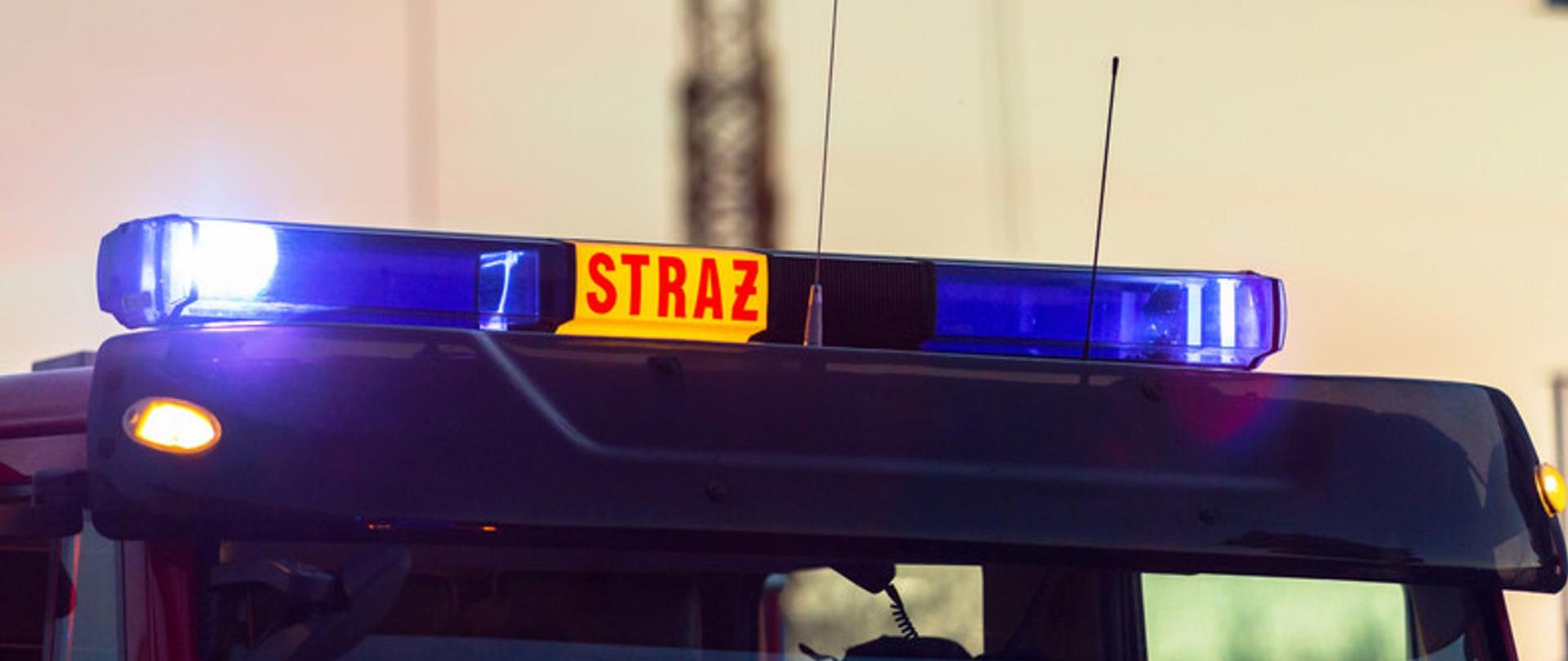 Belka sygnalizacyjna STRAŻ