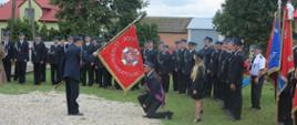 60-lecie OSP Bieliny gm. Nowe Miasto nad Pilicą; wręczenie sztandaru