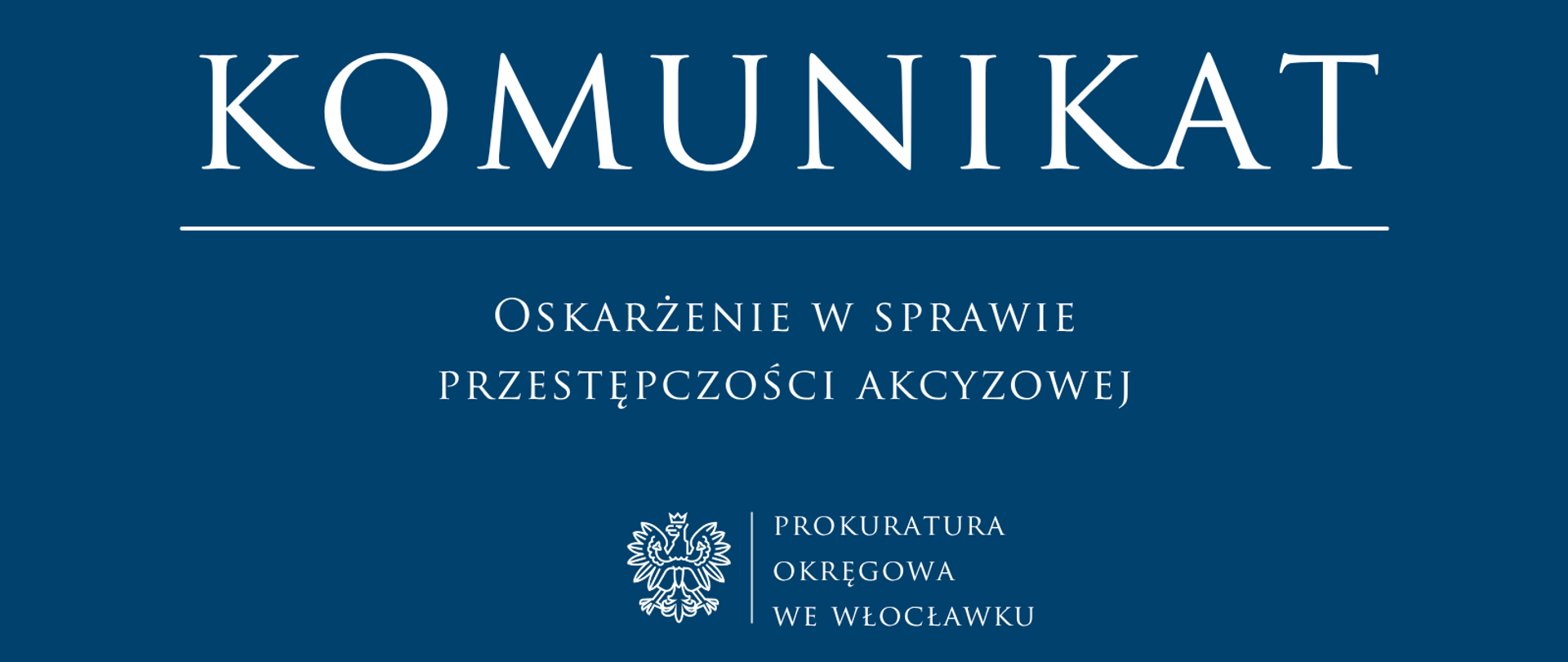 Oskarżenie w sprawie przestępczości akcyzowej