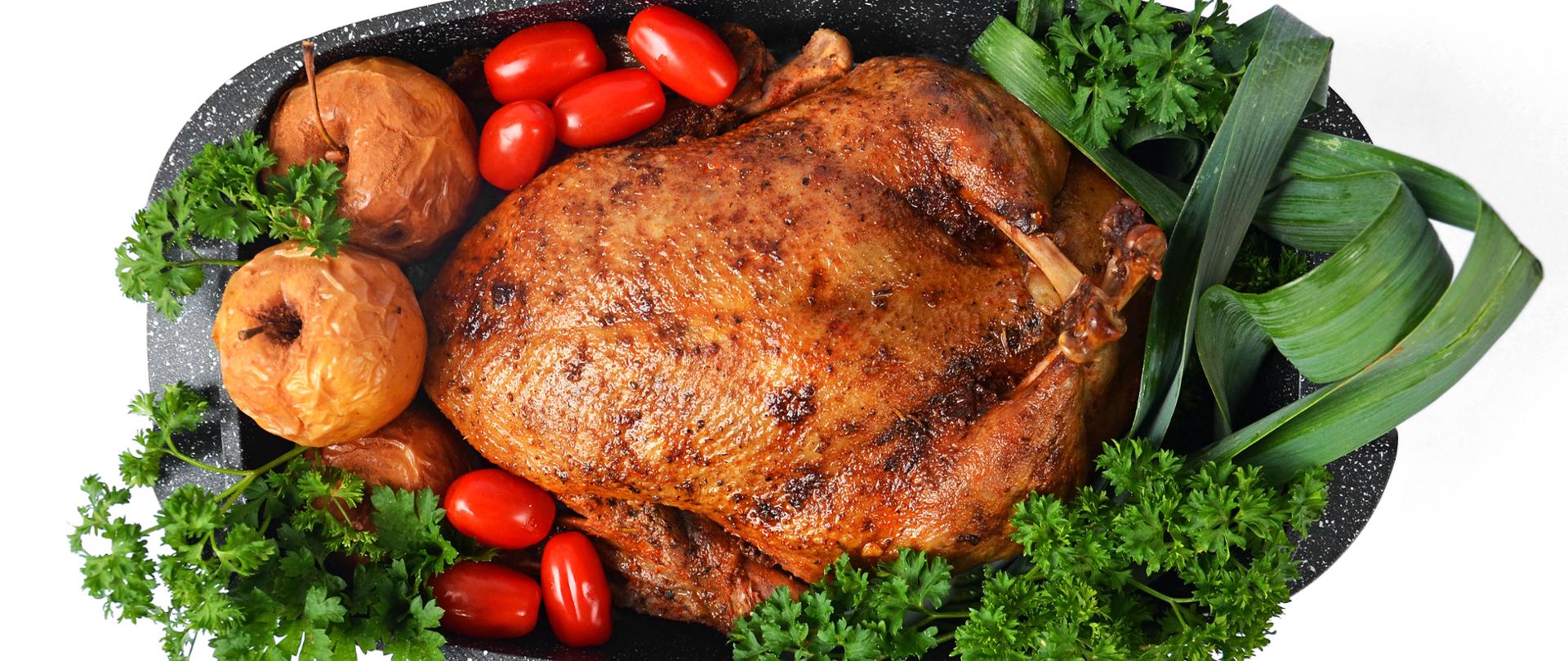 kaczka faszerowana kaszą z Wilkowa