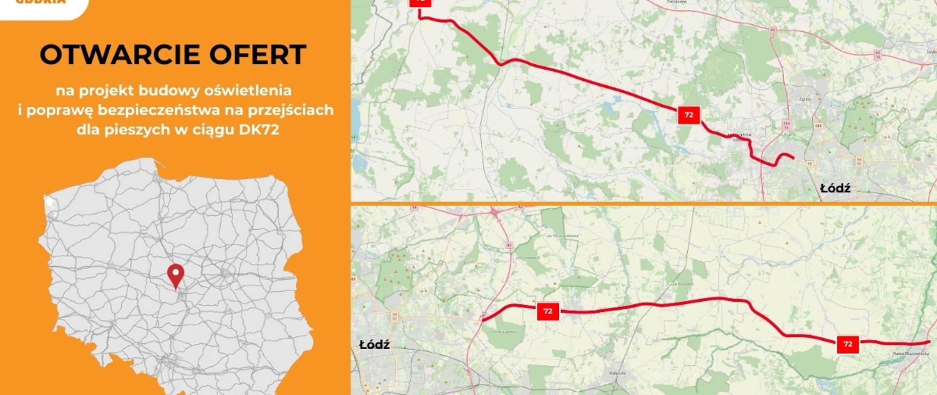 Otwarcie ofert- poprawa BRD na DK72