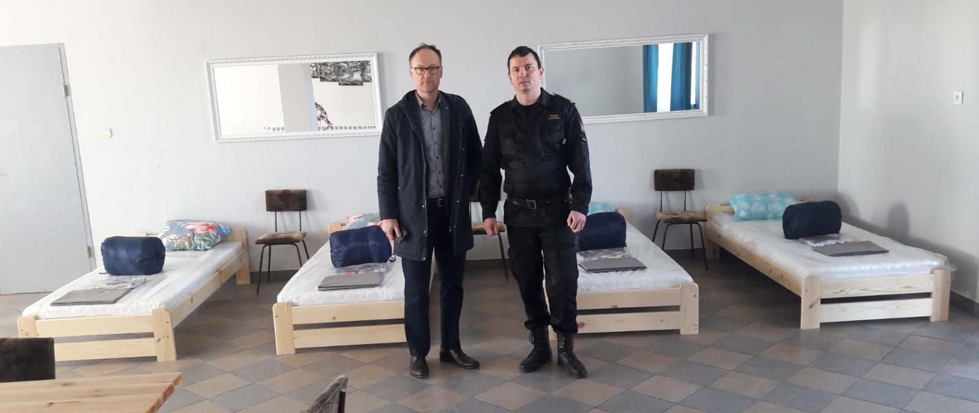 Wizytacja miejsc przygotowanych na przyjęcie obywateli Ukrainy