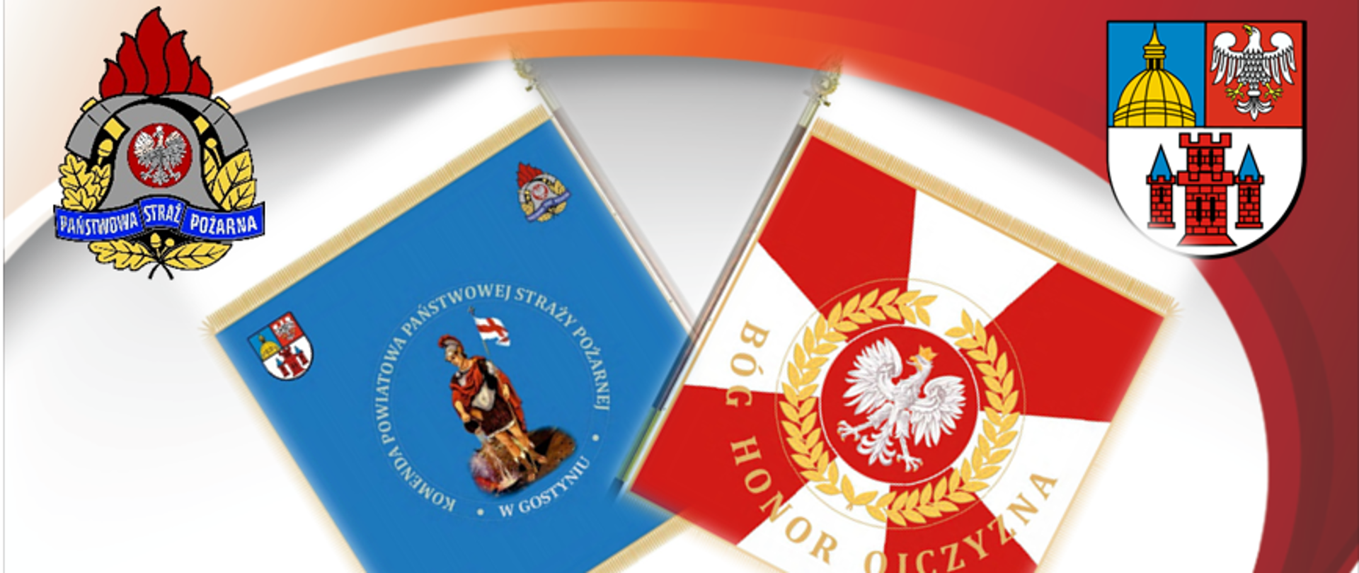 Grafika przedstawiająca sztandar komendy